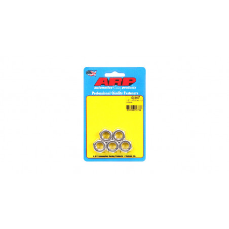 Pack écrous ARP (5) 1/2-13 - Inox Hex