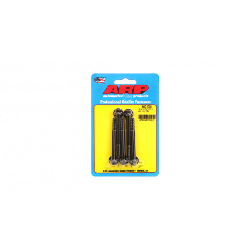 Boulonnerie universelle ARP M6 x 1.00 - Black Oxyde Hex x5