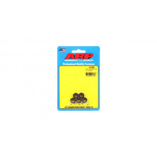 Pack écrous ARP (5) 5/16-18 - Black Oxyde Hex