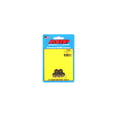 Pack écrous ARP (5) 5/16-18 - Black Oxyde Hex