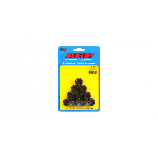 Pack écrous ARP (10) 1/2-20 - Black Oxyde 12 pts