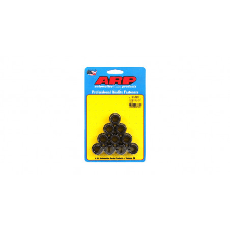 Pack écrous ARP (10) 1/2-20 - Black Oxyde 12 pts