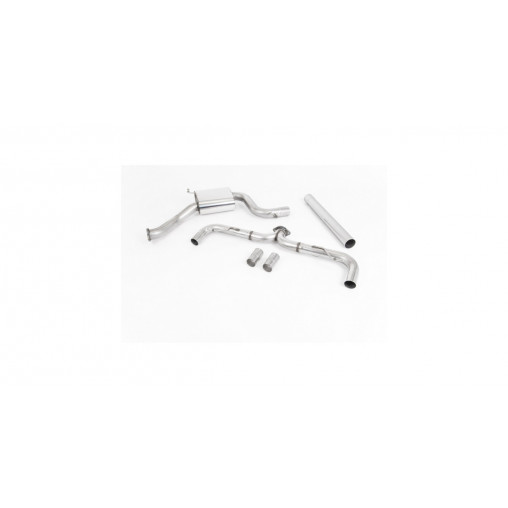 Milltek SSXVW467 Catback Race sans silencieux inter embout Dual GT100 Titane Burnt