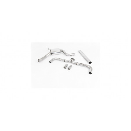 Milltek SSXVW467 Catback Race sans silencieux inter embout Dual GT100 Titane Burnt
