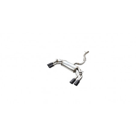 Tube central direct + silencieux 2x90x70 X-Race Black Matt Inoxcar Cupra Ateca 2.0 (avec GPF) après 2020
