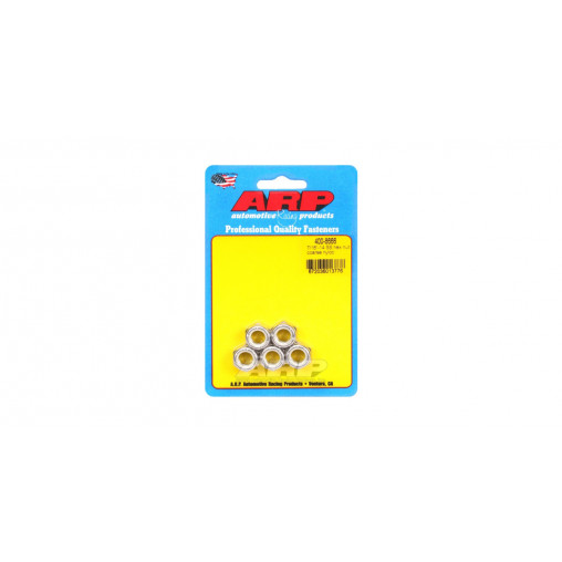 Pack écrous ARP (5) 7/16-14 - Inox Nyloc Hex