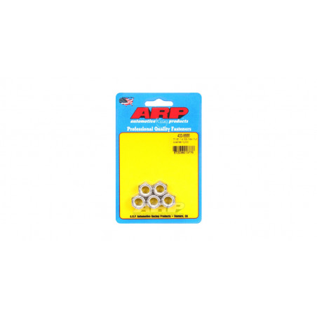 Pack écrous ARP (5) 7/16-14 - Inox Nyloc Hex