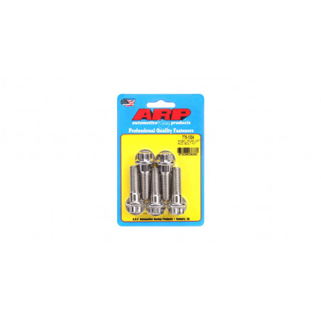 Boulonnerie universelle ARP M12 x 1.75 - Inox 12 Pts x5