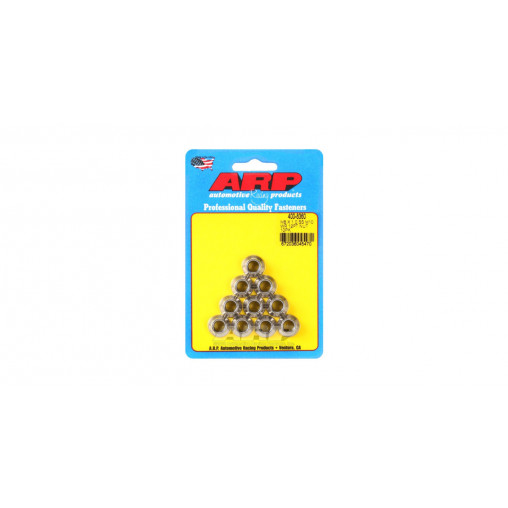 Pack écrous ARP (10) M8 x 1.00 - Inox 12 pts