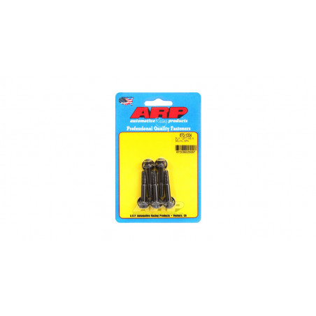 Boulonnerie universelle ARP M6 x 1.00 - Black Oxyde 12 Pts x5