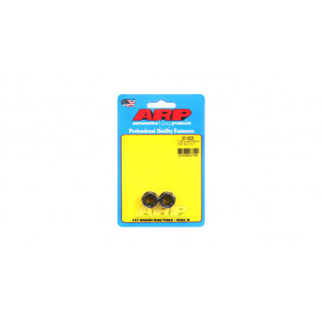Pack écrous ARP (2) 7/16-14 - Black Oxyde Hex