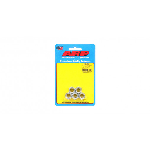 Pack écrous ARP (5) 7/16-14 - Cad Palted Nyloc Hex