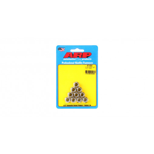 Pack écrous ARP (10) 5/16-18 - Inox 12 pts