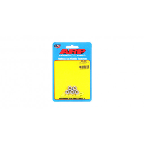 Pack écrous ARP (5) 1/4-20 - Inox Nyloc Hex
