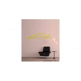 Décoration murale Art Design - silhouette Subaru IMPREZA WRX-STI Décoration murale Art Design - silhouette Subaru IMPREZA WRX-STI