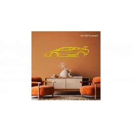 Décoration murale Art Design - silhouette Lamborghini COUNTACH Décoration murale Art Design - silhouette Lamborghini COUNTACH