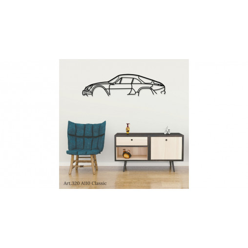 Décoration murale Art Design - silhouette Alpine A110 CLASSIC