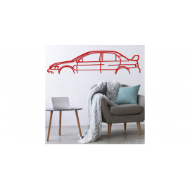 Décoration murale Art Design - silhouette Mitsubishi LANCER EVO 9