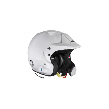 Casque STILO Venti4 WRC Turismo blanc/noir - Snell SA2020 FIA 8859-24 Hans FIA8858-10