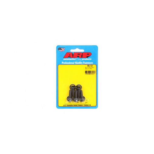 Boulonnerie universelle ARP M6 x 1.00 - Black Oxyde Hex x5