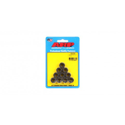 Pack écrous ARP (10) 3/8-16 - Black Oxyde Hex