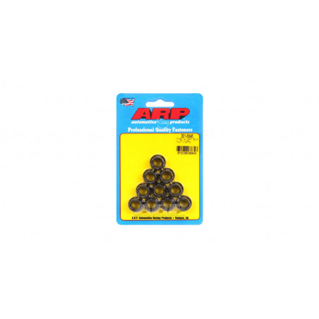 Pack écrous ARP (10) 7/16-14 - Black Oxyde 12 pts