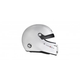 Casque Stilo ST6 GTN Composite blanc/noir - Snell SA2020 FIA 8859-24 Hans FIA8858-10