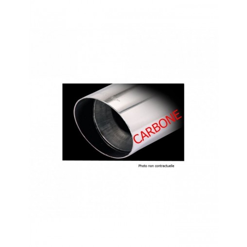 Echappement Inoxcar Tube Intermédiaire + Silencieux Arrière 1X90 CARBON FORD FOCUS 1er serie 2.0 16V TURBO RS 215CV après 20