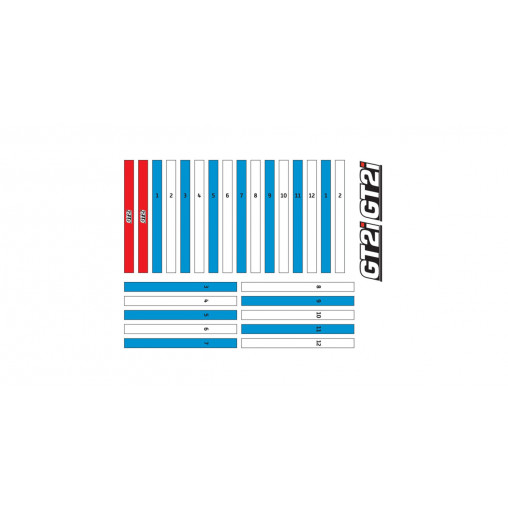 Kit stickers reconnaissances GT2i
