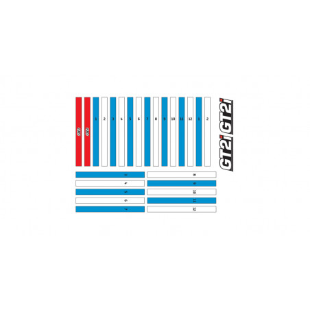 Kit stickers reconnaissances GT2i