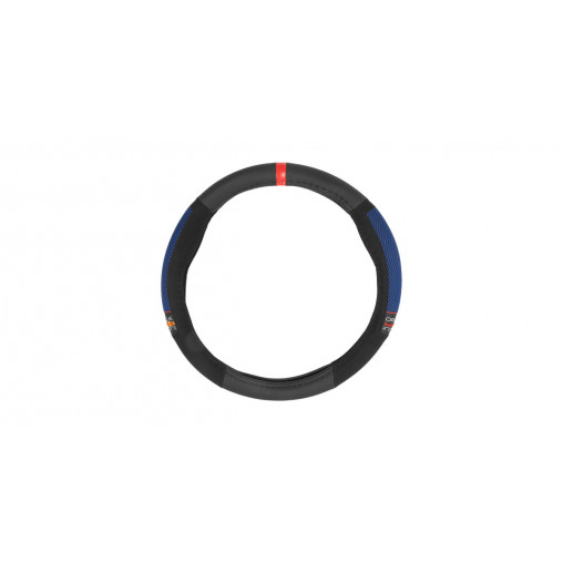 Couvre volant noir avec bandes bleues ORACLE RED BULL RACING (Ø37 à 39cm)