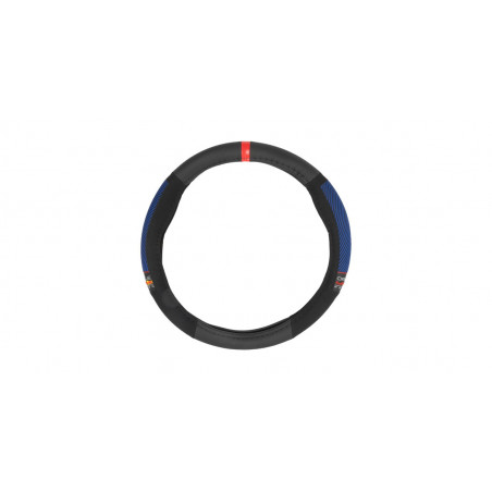 Couvre volant noir avec bandes bleues ORACLE RED BULL RACING (Ø37 à 39cm)