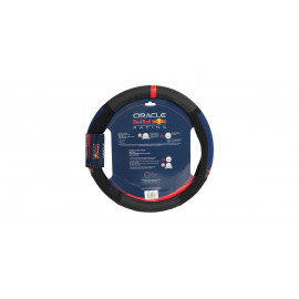Couvre volant noir avec bandes bleues ORACLE RED BULL RACING (Ø37 à 39cm)