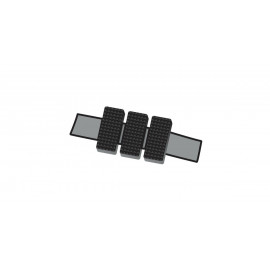 Sangle d'arrimage 3 points à cliquet pour roue 5x250cm 3200Kg Sangle d'arrimage 3 points à cliquet pour roue 5x250cm 3200Kg