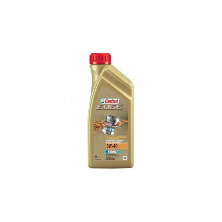 Pack vidange Castrol Edge 5W40 huile + bac