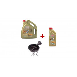 Pack vidange Castrol Edge 5W40 huile + bac