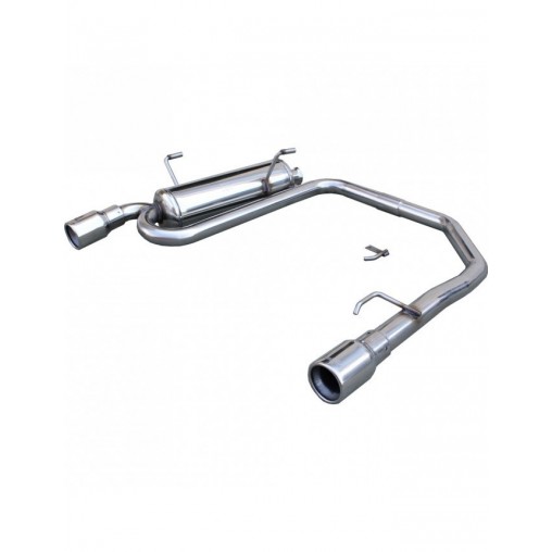 Echappement Inoxcar Silencieux Arrière droit + gauche 1X80 PEUGEOT 206 HDI 1.6 110CV 2004-2006