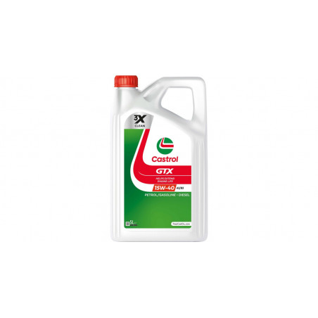 Huile moteur CASTROL GTX 15W-40 A3/B3 5L