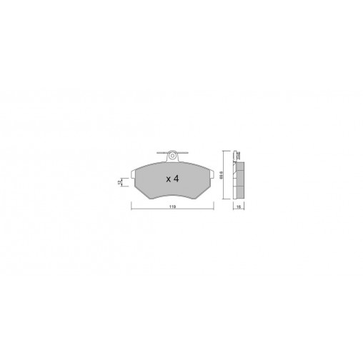 Plaquettes de frein GT2i Club Avant pour VOLKSWAGEN Golf III 2.0i GTi, 2.0i 16V, 2.8i VR6 1991-97 - Etriers de frein Girling Plaquettes de frein GT2i Club Avant pour VOLKSWAGEN Golf III 2.0i GTi, 2.0i 16V, 2.8i VR6 1991-97 - Etriers de frein Girling