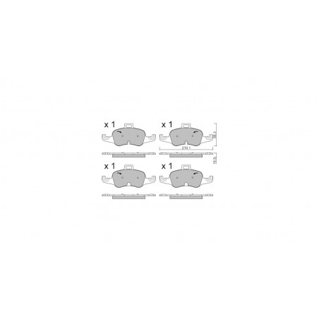 Plaquettes de frein GT2i Club Avant pour AUDI TT - TT Quattro (FV) TTS 2.0i 16V TFSi 2014-23 - Etriers de frein Ate