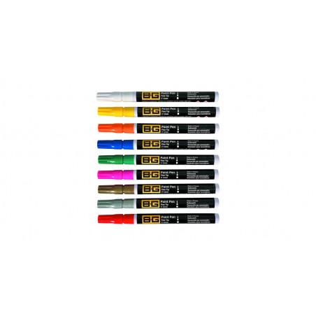 Marqueur peinture pneu/visserie BG-Racing diamètre 1mm