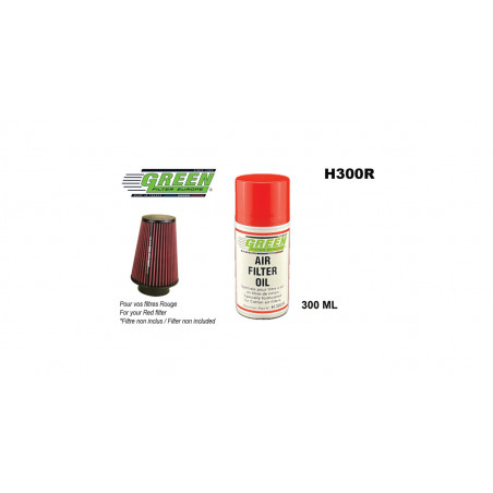Spray de graissage pour filtres coton GREEN FILTER - 0,3L