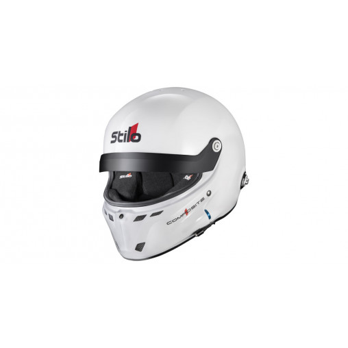 Casque Stilo ST6 GT Turismo Composite blanc/noir - Snell SA2020 FIA 8859-24 Hans FIA8858-10