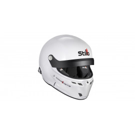 Casque Stilo ST6 GT Turismo Composite blanc/noir - Snell SA2020 FIA 8859-24 Hans FIA8858-10