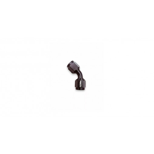 Coupleur OBP 45° Femelle/Femelle Tournant JIC-JIC aluminium Noir