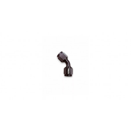 Coupleur OBP 45° Femelle/Femelle Tournant JIC-JIC aluminium Noir