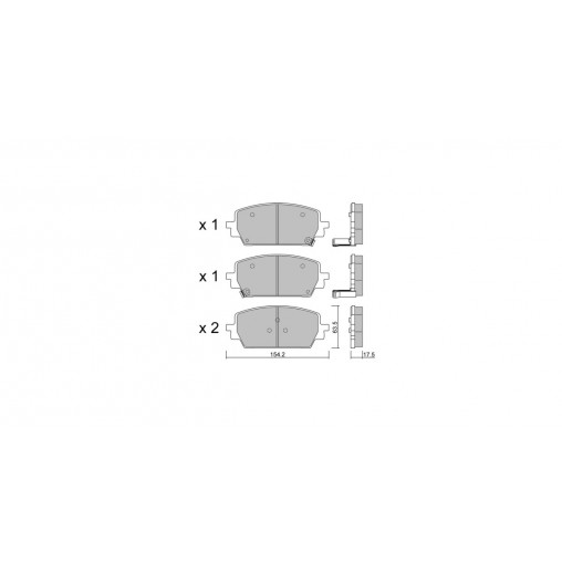 Plaquettes de frein GT2i Club Avant pour KIA Sorento IV (MQ4) 2.5 T-GDi 285cv 2020-03-01- Plaquettes de frein GT2i Club Avant pour KIA Sorento IV (MQ4) 2.5 T-GDi 285cv 2020-03-01-