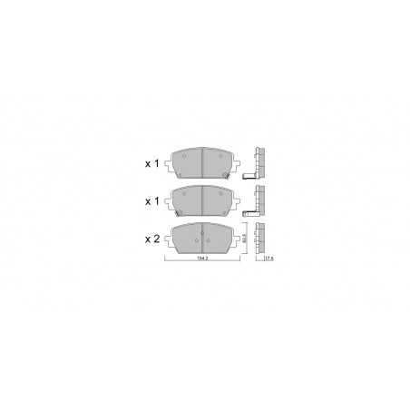 Plaquettes de frein GT2i Club Avant pour KIA Sorento IV (MQ4) 2.5 T-GDi 285cv 2020-03-01-