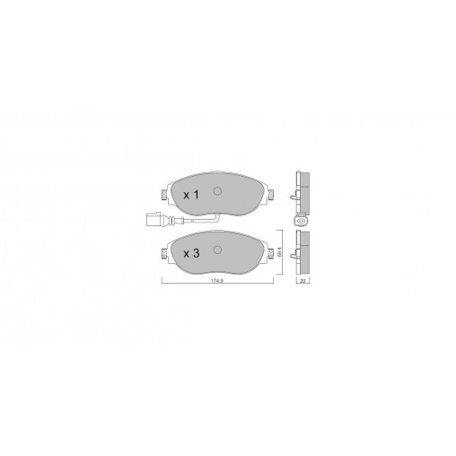 Plaquettes de frein GT2i Club Avant pour VOLKSWAGEN Golf VIII 2.0GTI, 2.0TDI, 2.0 TSI R (Disc 340mm) 2019- Etriers de frein Trw Plaquettes de frein GT2i Club Avant pour VOLKSWAGEN Golf VIII 2.0GTI, 2.0TDI, 2.0 TSI R (Disc 340mm) 2019- Etriers de frein Trw
