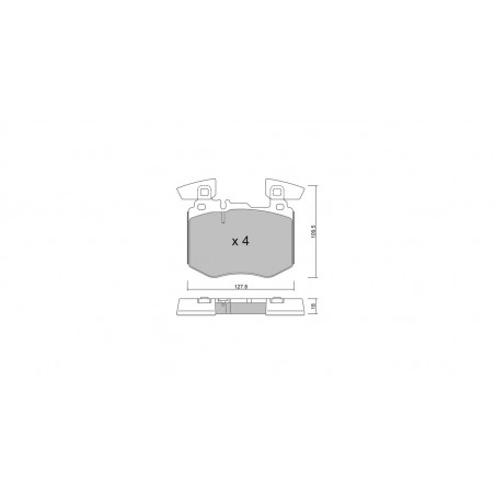Plaquettes de frein GT2i Club Avant pour MERCEDES BENZ GLC I (X253) 350 e 4-matic (253.954) 320cv 2015-06-01-